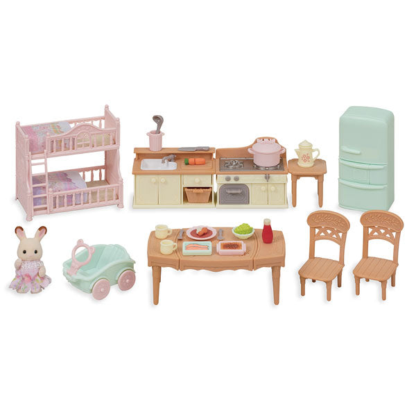 Sylvanian Big House with Red Roof Recommended Furniture Set -Kotokotoko Cooking- S-210