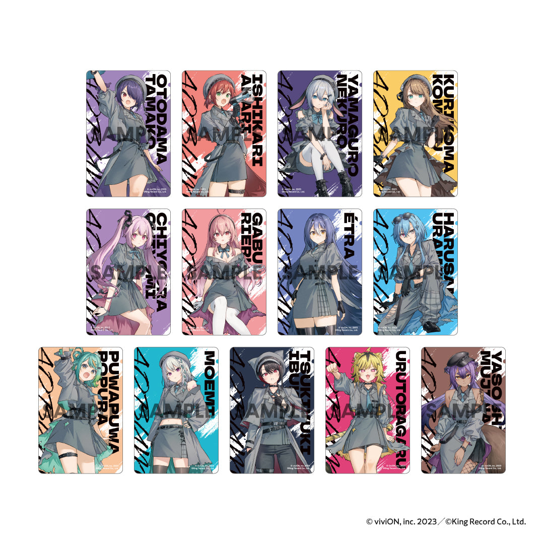 あおぎり高校 トレーディングクリアカード（あおバム ver.） – viviON BLUE