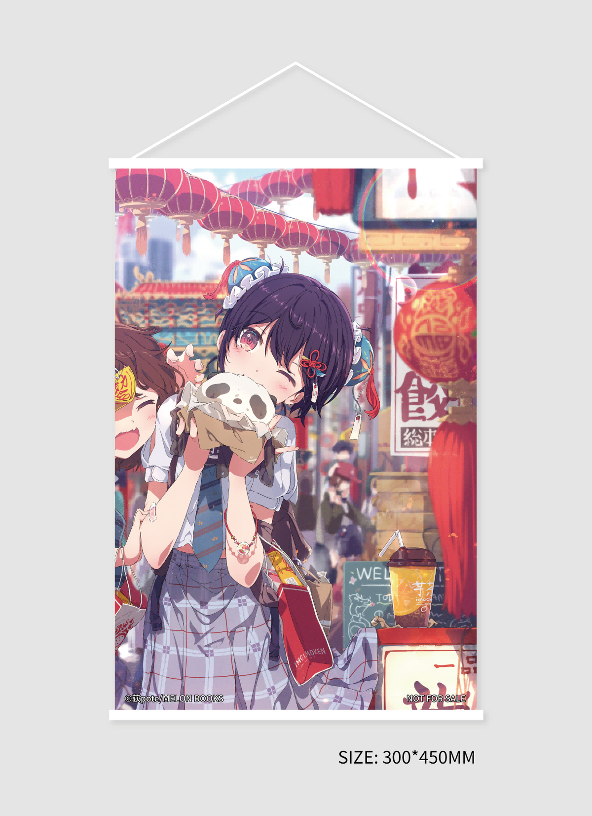 荻浦手绘制的熊猫尼库曼酱 1/6 完成品手办 豪华版