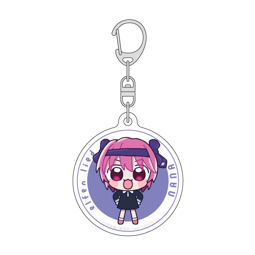 Elfen Lied Acrylic key chain (Nana/Mini character)