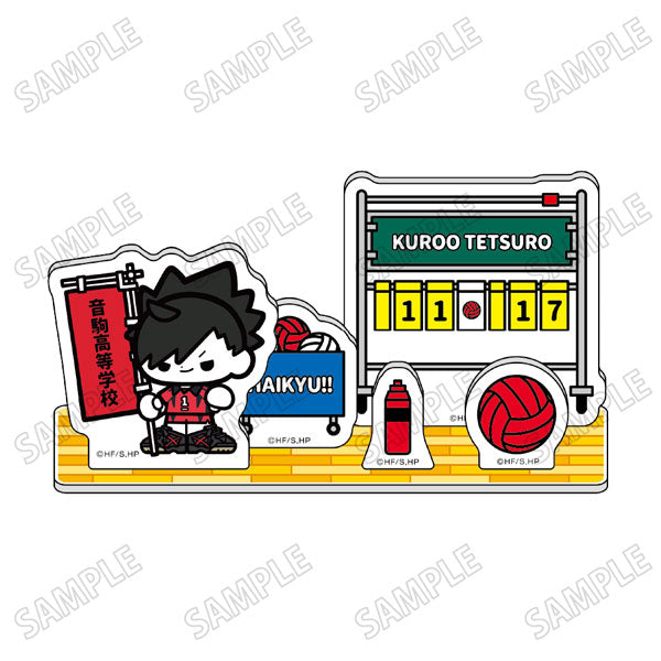 ハイキュー!! ミニキャラアクリルジオラマ【のぼり Ver.】 ⑤黒尾鉄朗