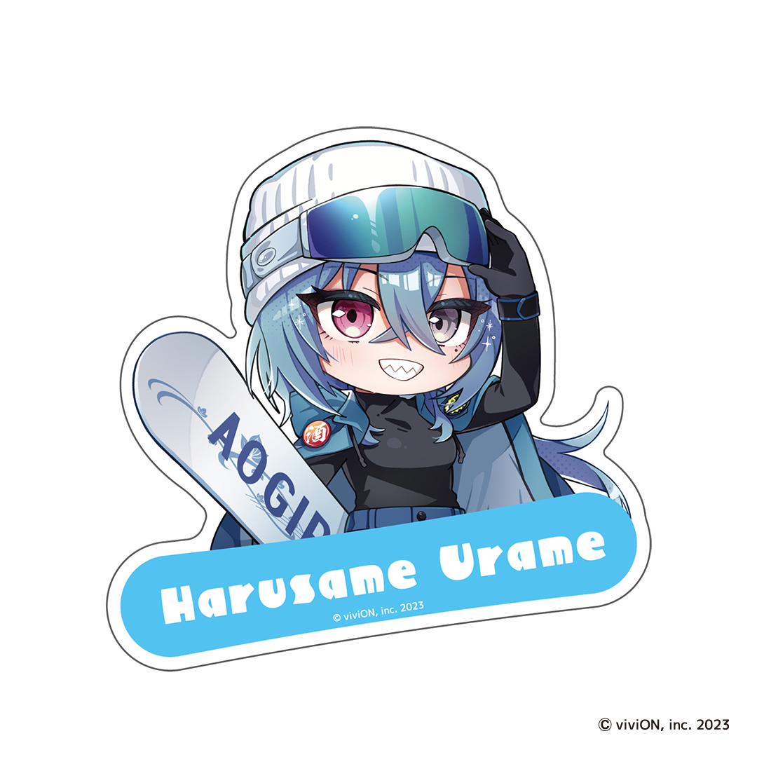 Is it true that there is ski slope magic!? Water resistant sticker [Urame Harusame】