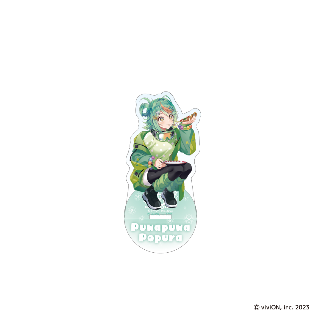 Is it true that there is ski slope magic!? Acrylic stand [Popura Puwapuwa】