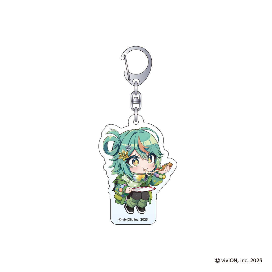 Is it true that there is ski slope magic!? Acrylic key chain [Popura Puwapuwa】
