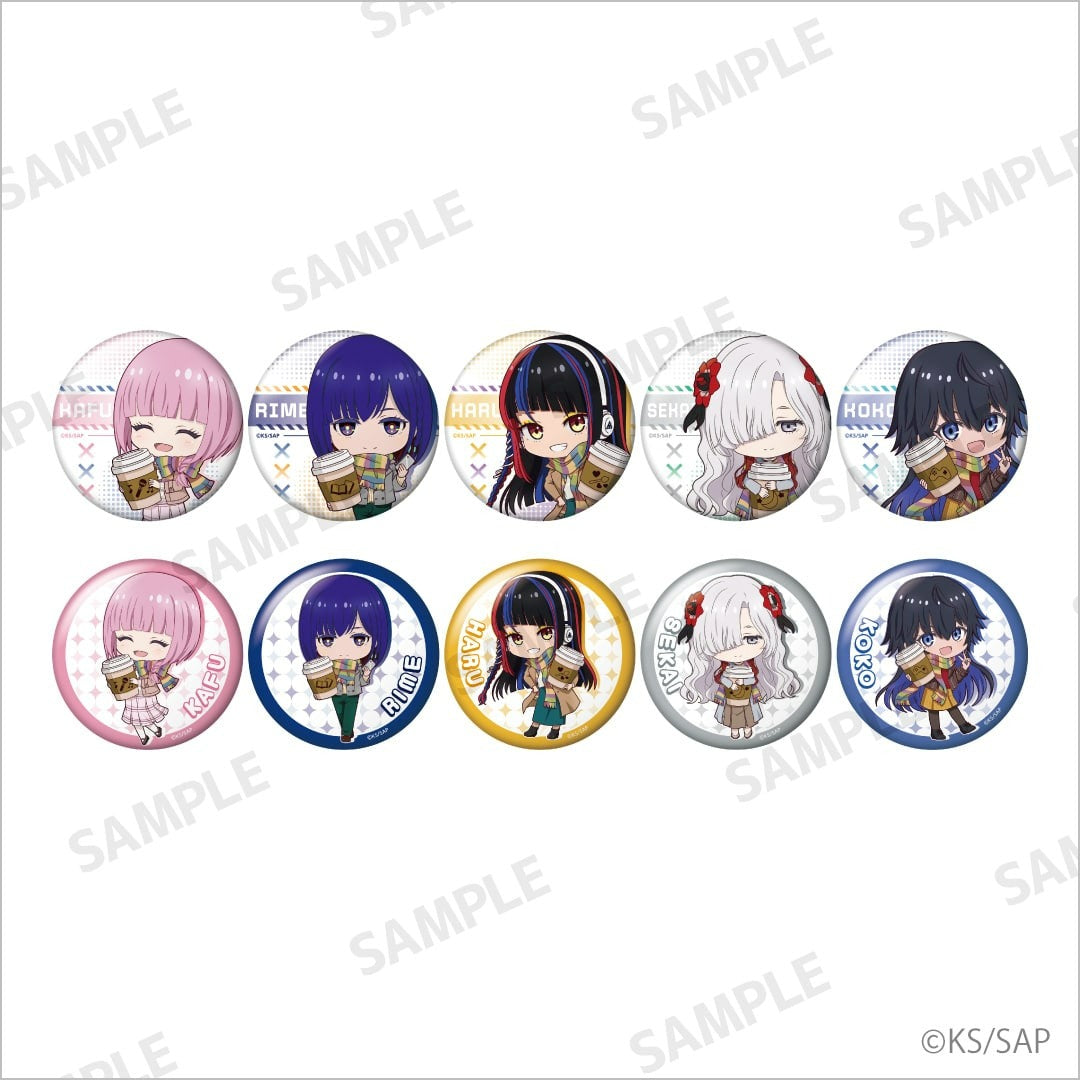 【단품・BOX】카미츠바키시 건설 중. 무역 캔 배지 (SD)