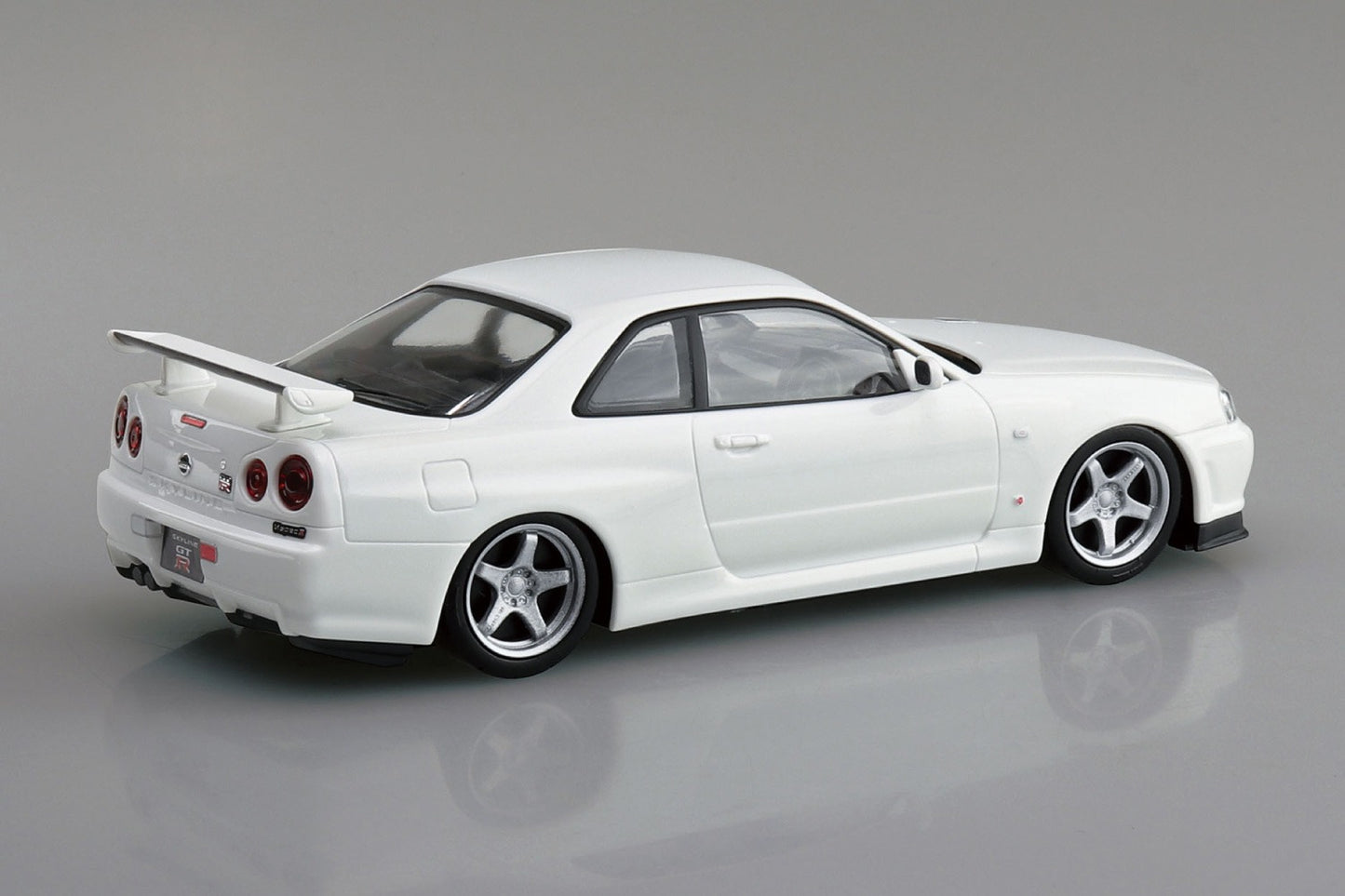 Rakupla Snap 套件 Nissan R34 Skyline GT-R 定制轮毂(珍珠白)