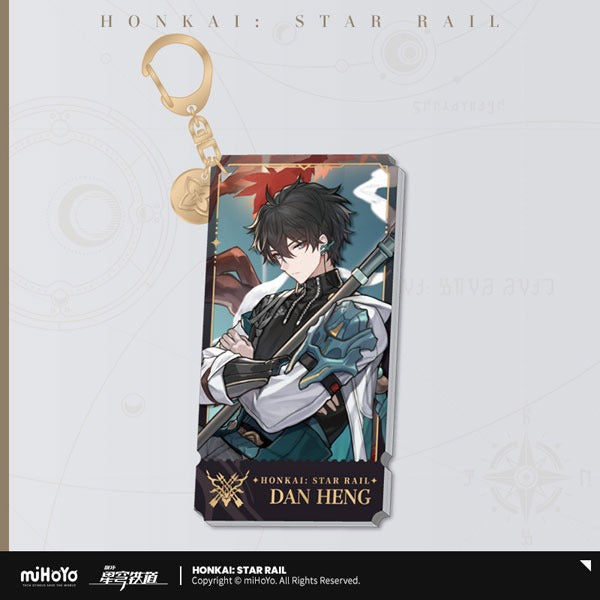 Honkai: Star Rail Standing Picture Series Acrylic Strap - Meguri Kari Fate - Tan Heng
