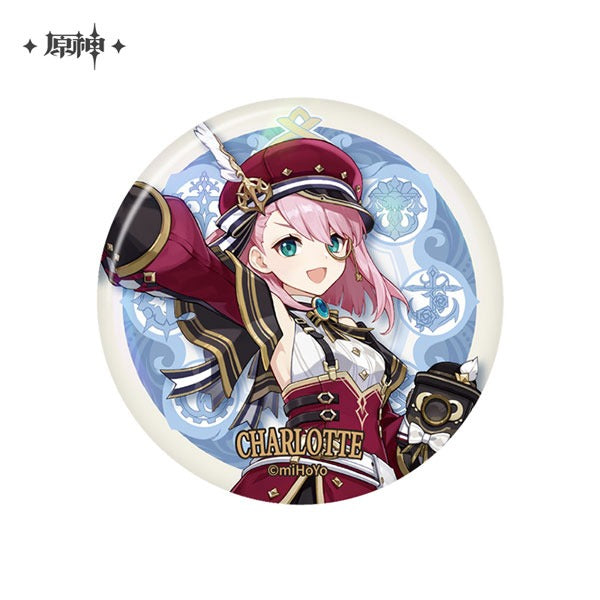 原神 キャラ缶バッジ フォンテーヌ廷 シャルロット