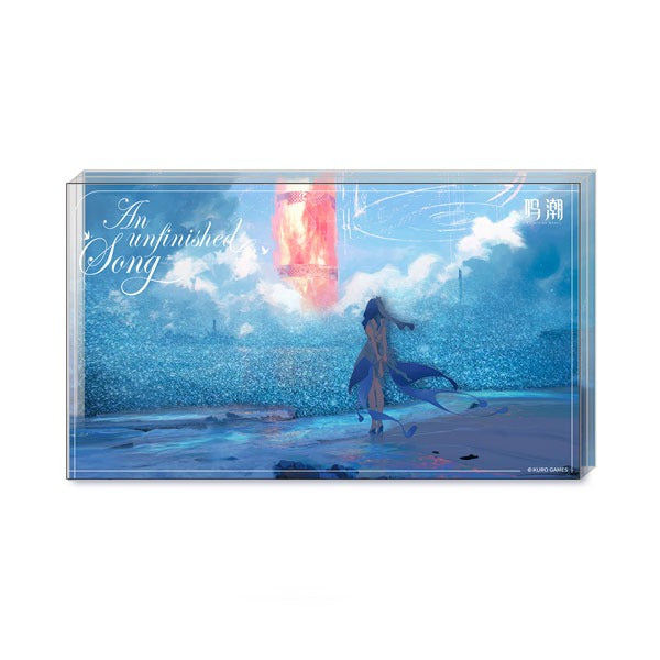 Wuthering Waves Unfinished Song Glitter Acrylic Block The Shorekeeper 2