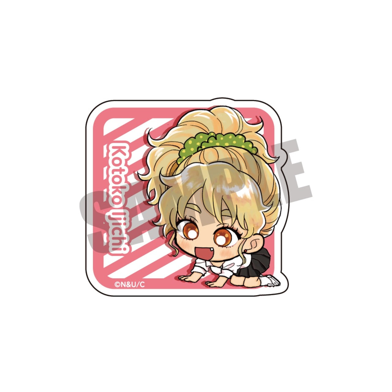 There are no gals who are kind to otakus! ?Mini character sticker Kotoko Ijichi A