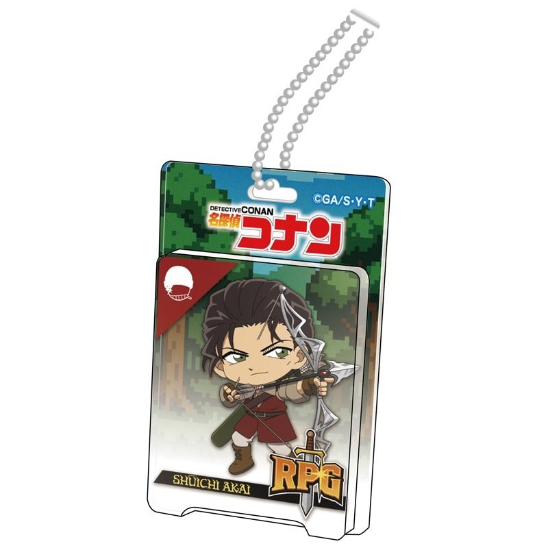 Detective Conan / Case Closed Blister Package Style Acrylic Ball Chain RPG Collection Akai Shuichi