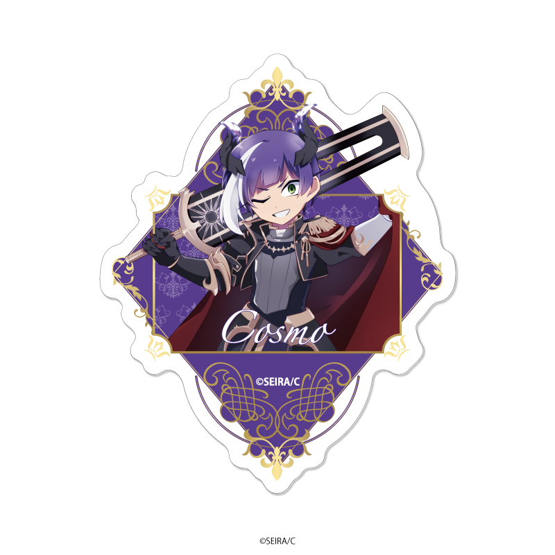 Gachi Koi Adhesive Beast ~I Want to Become the Girlfriend of an Online Streamer~ Mini Character Sticker Fantasy Ver. <Cosmo>