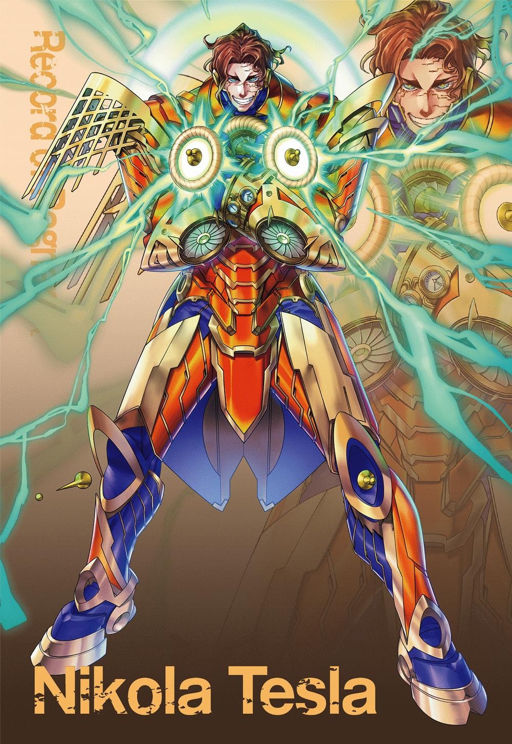 終末のワルキューレ コスチュームチェンジポストカード ニコラ・テスラ