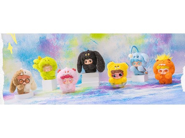 QKID Emotional Explosion Fluffy Monster Series - Box of 6