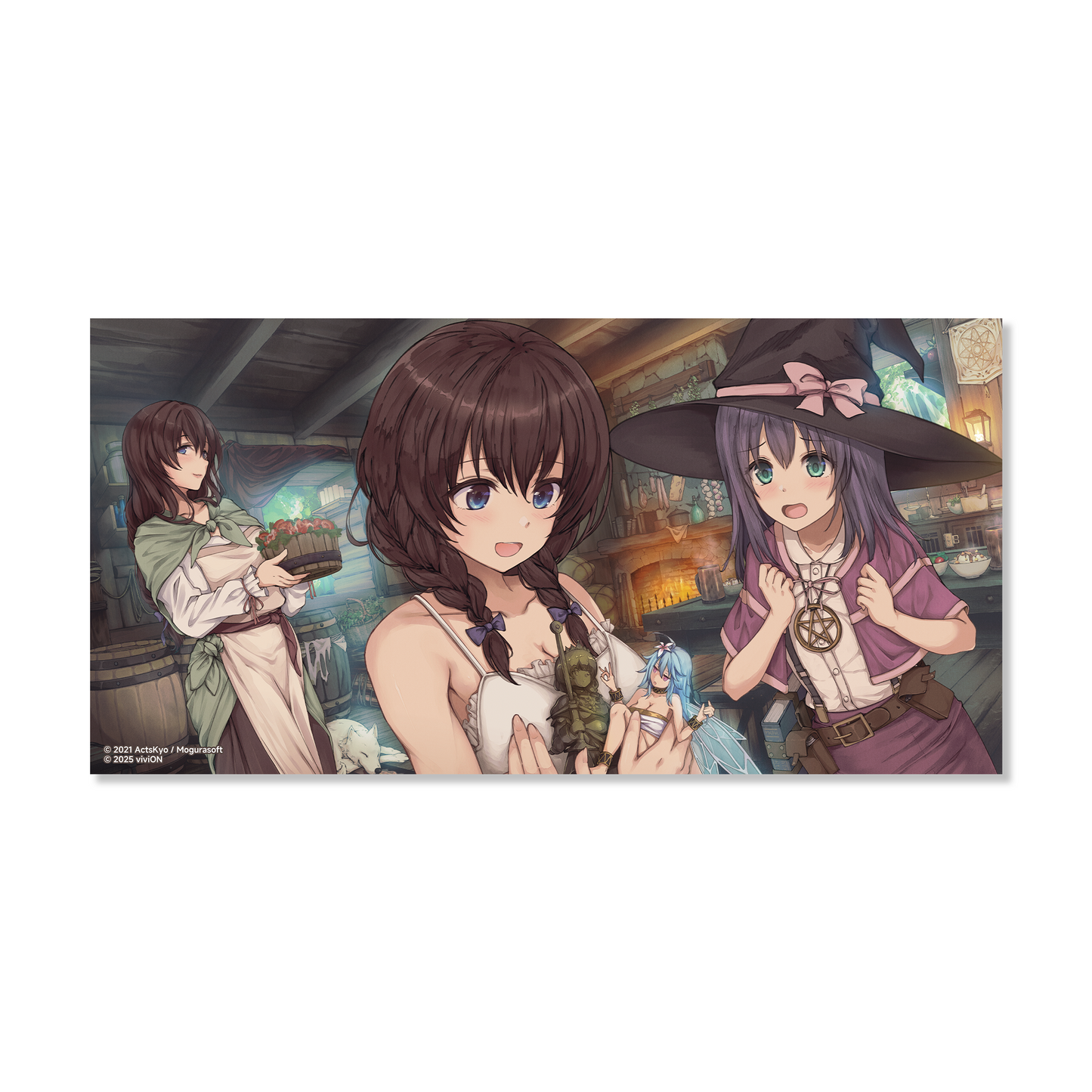 The Fairy Tale of Holy Knight Ricca Desk Mat