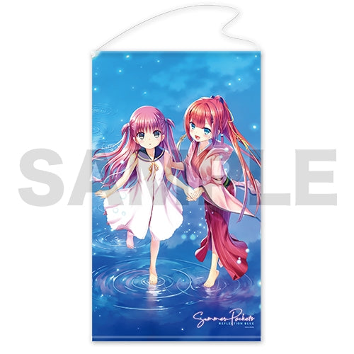 Summer Pockets REFLECTION BLUE oversized tapestry B Umi & Satoru