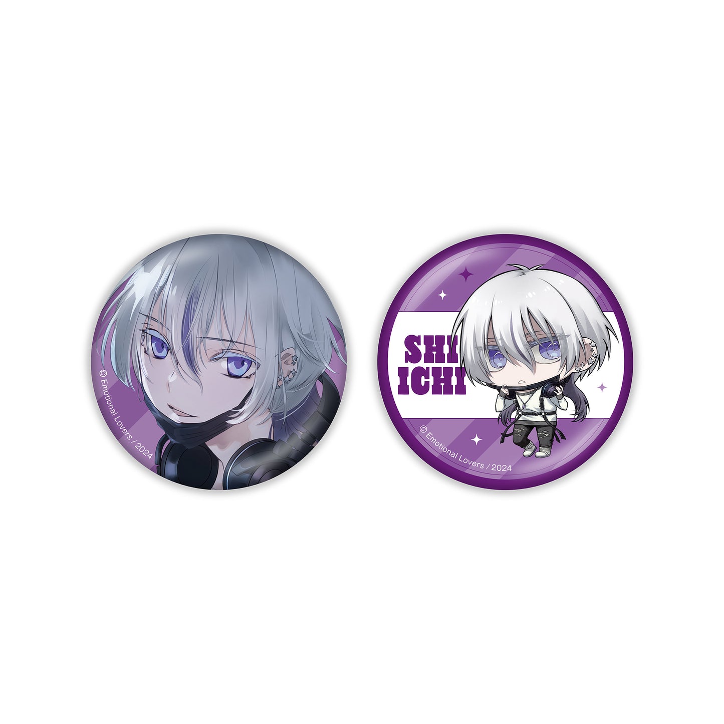 아무리 발버둥쳐도 결혼 끝판왕 캔 배지 세트 시로이치