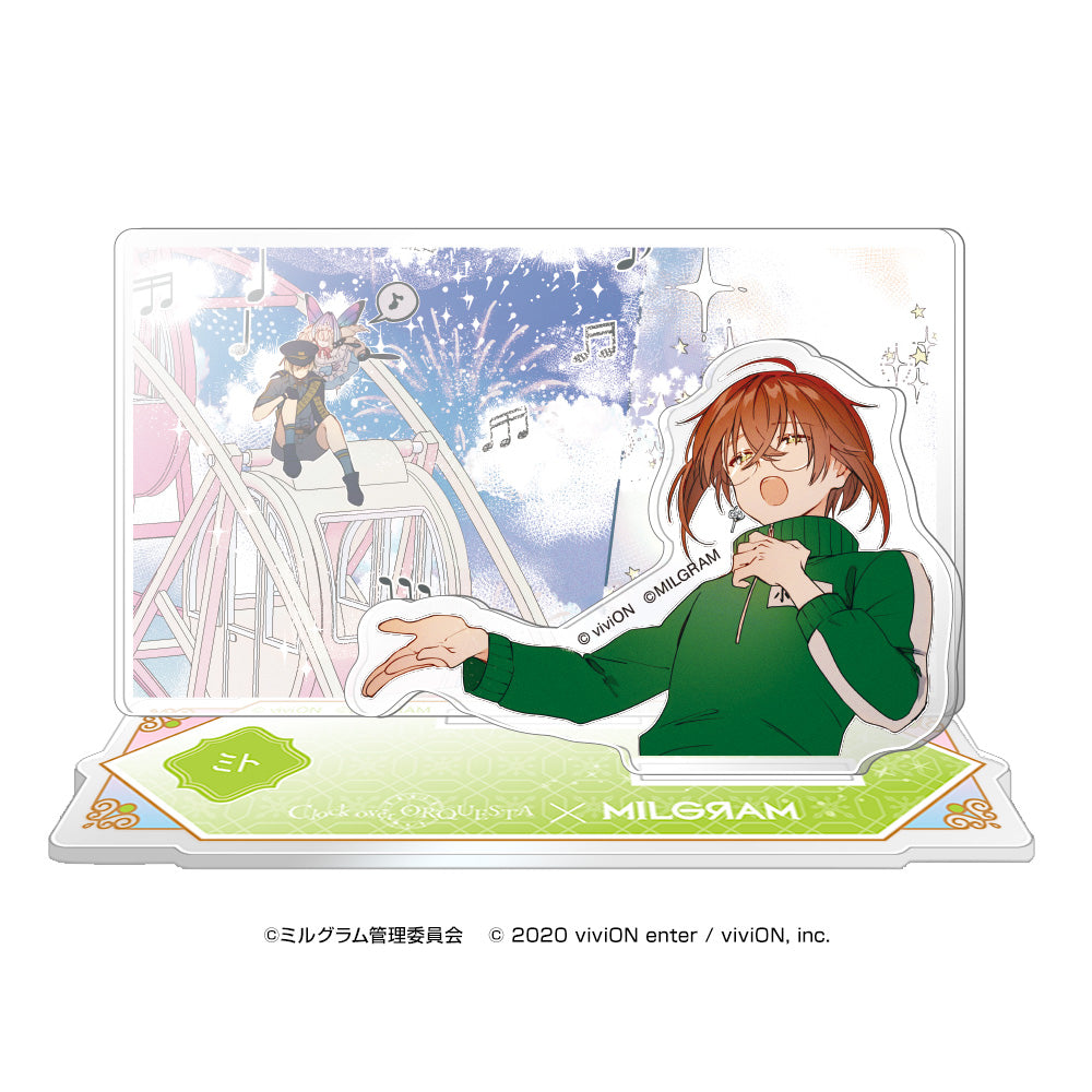 【亚克力立牌】ぷちミルケスタ 小豆沢 三斗【MILGRAM × Clock over ORQUESTA】