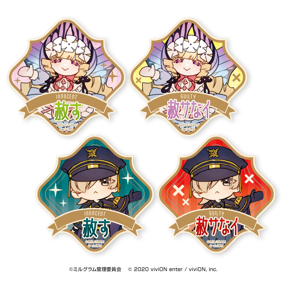 【貼紙】ぷちミルケスタ ティンク&エス的「原諒還是不原諒?」貼紙【MILGRAM × Clock over ORQUESTA】