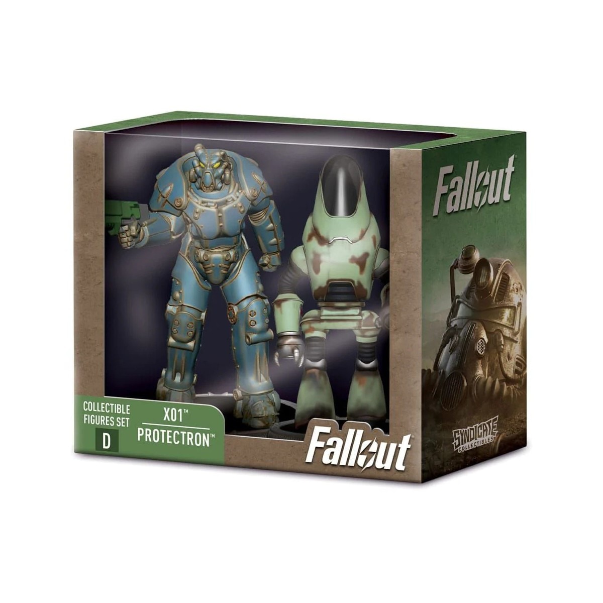 Fallout X01＆プロテクトロン ミニフィギュア デスクローBAF