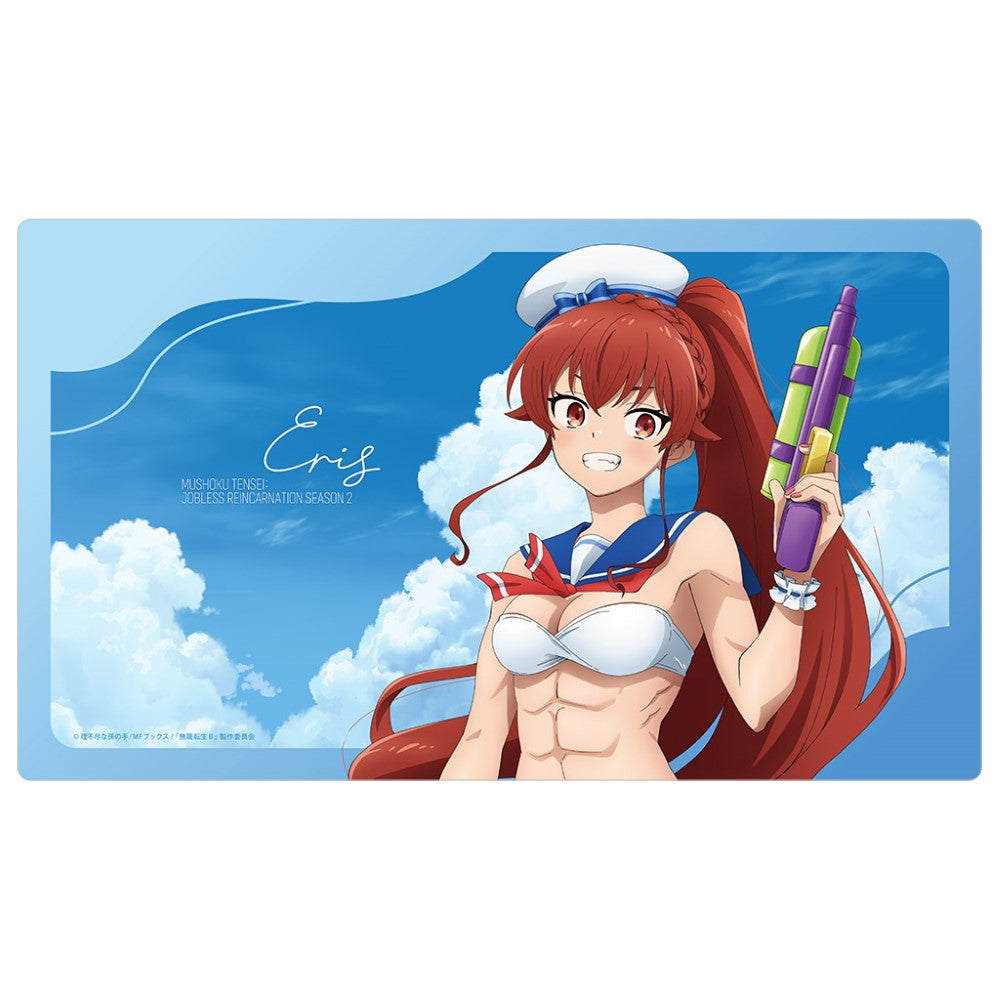 無職転生Ⅱ ～異世界行ったら本気だす～ 描き下ろしラバーマット （エリス／マリンセーラー水着）