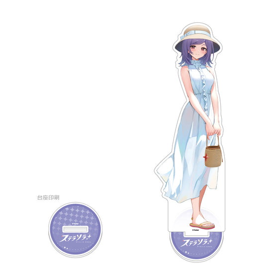Stella Sora Specially illustrated oversized acrylic stand (iris/summer clothes)