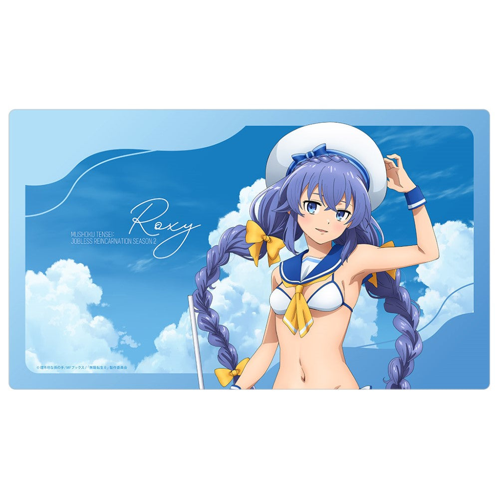 無職転生Ⅱ ～異世界行ったら本気だす～ 描き下ろしラバーマット （ロキシー／マリンセーラー水着）