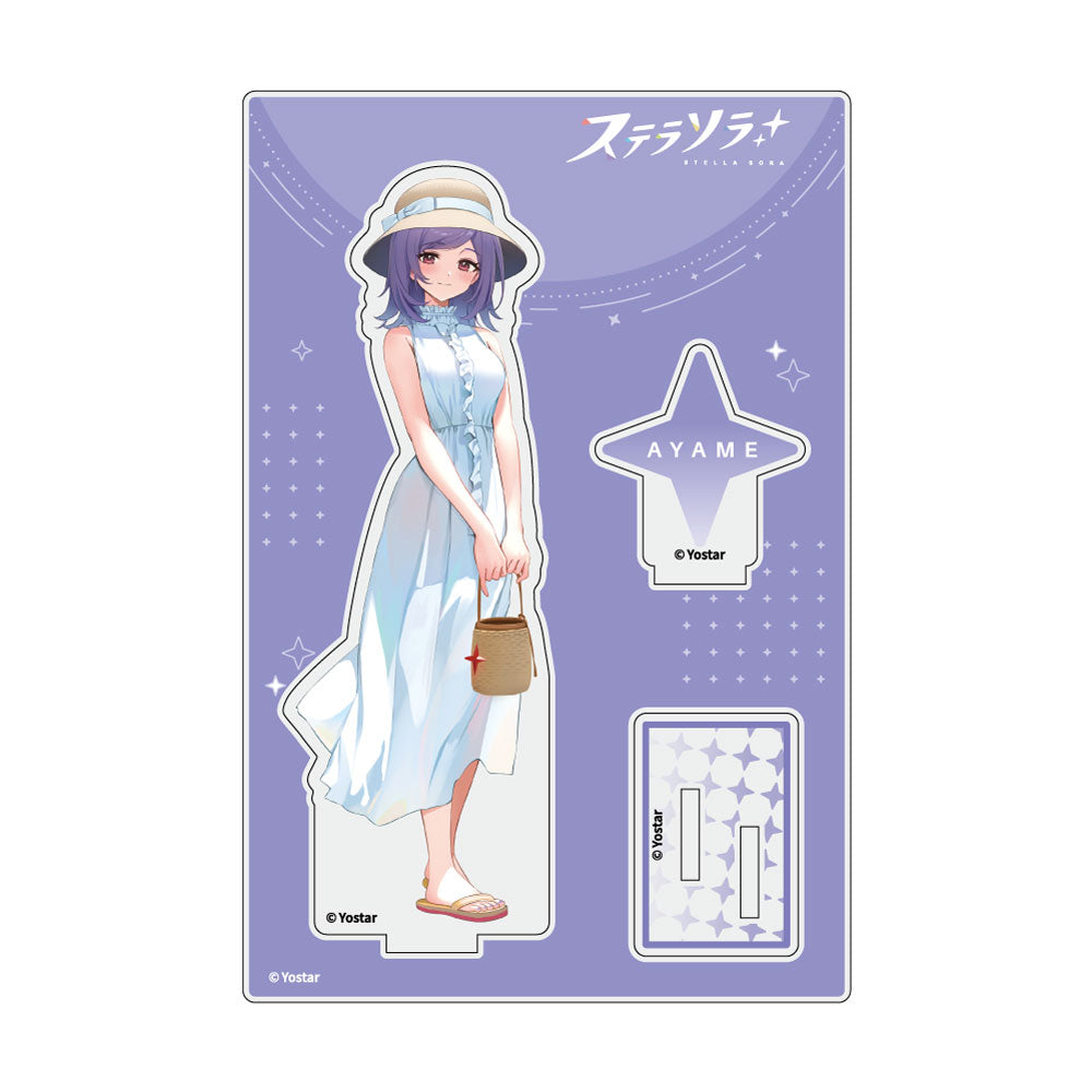 ステラソラ 描き下ろしアクリルスタンド （アヤメ／夏服）