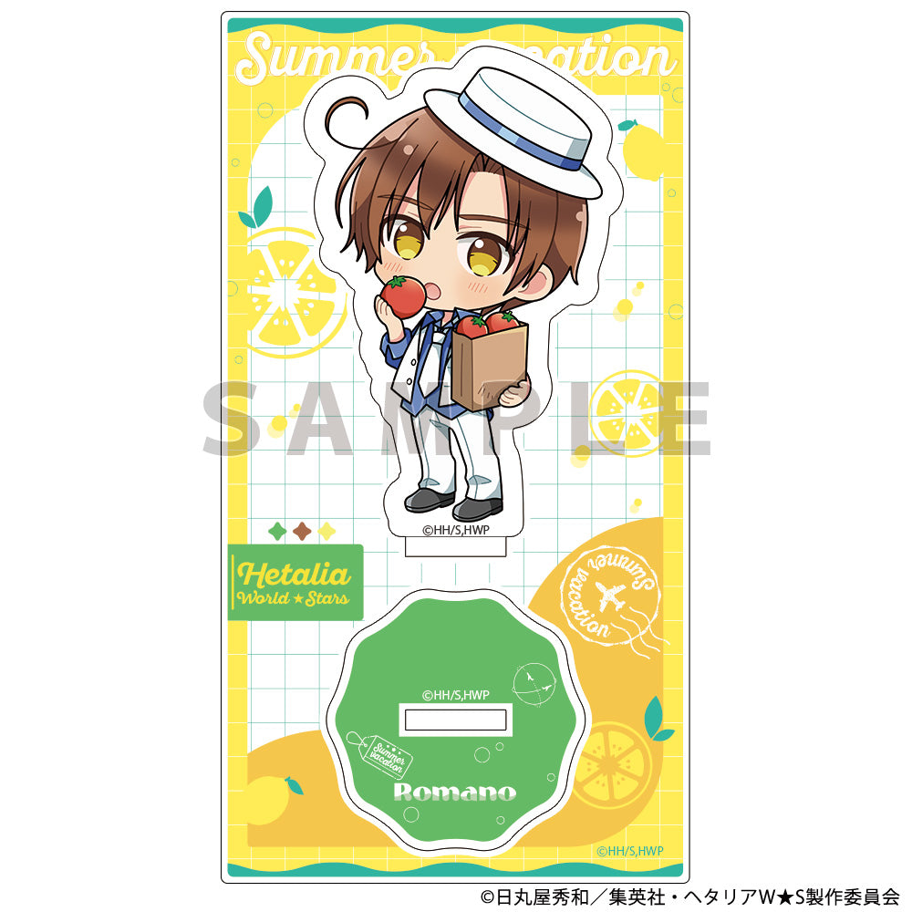 Hetalia World★Stars Acrylic Stand (Romano/Summer Vacation)