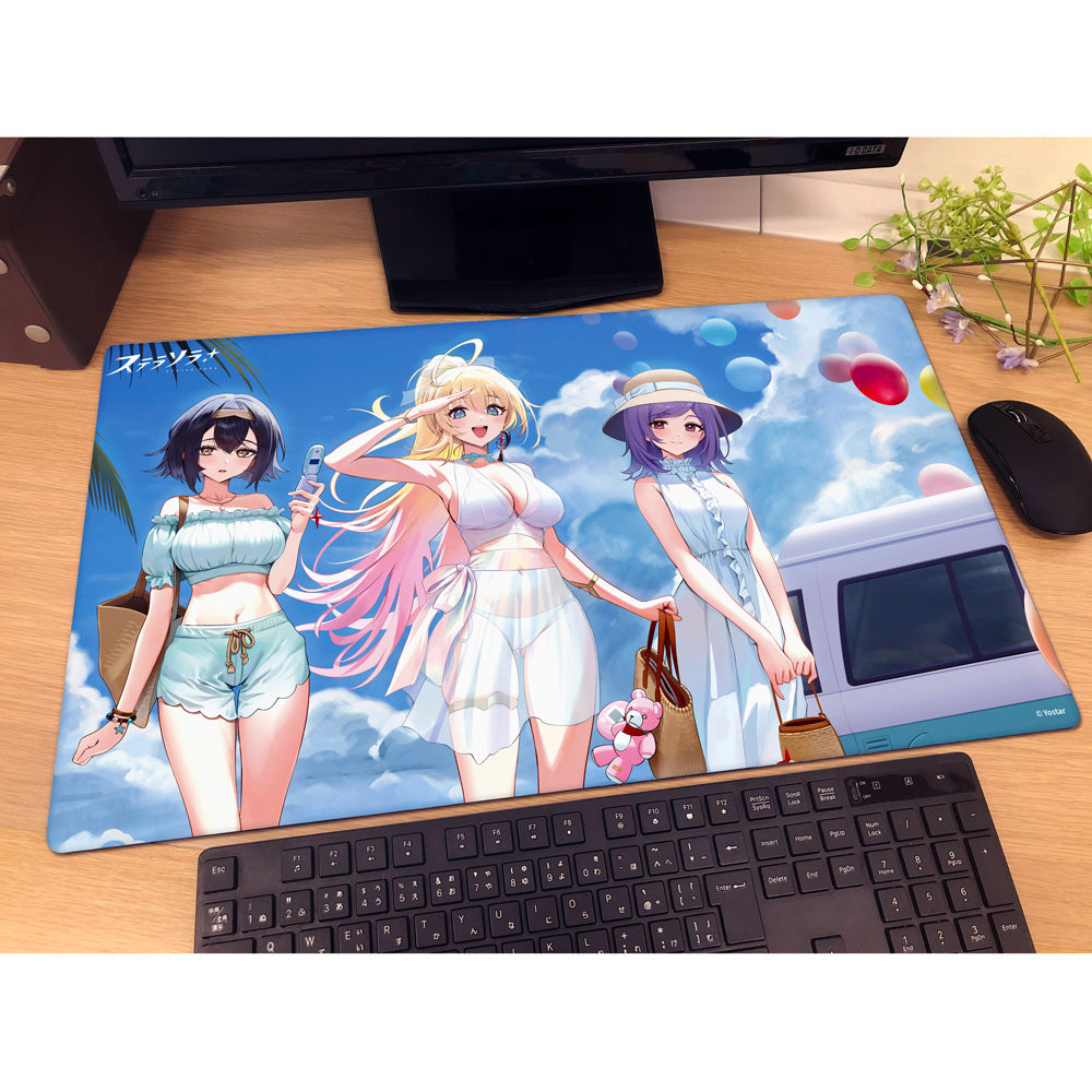 ステラソラ 描き下ろしラバーマット（夏服）