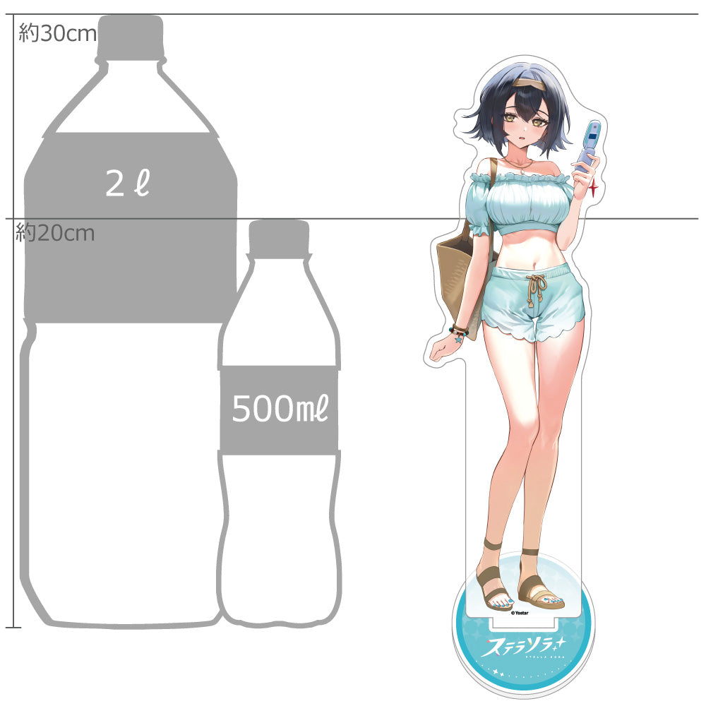 Stella Sora Specially illustrated oversized acrylic stand (Amber/Summer uniform)