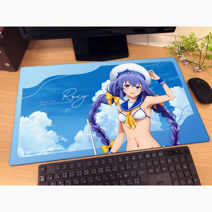 無職転生Ⅱ ～異世界行ったら本気だす～ 描き下ろしラバーマット （ロキシー／マリンセーラー水着）