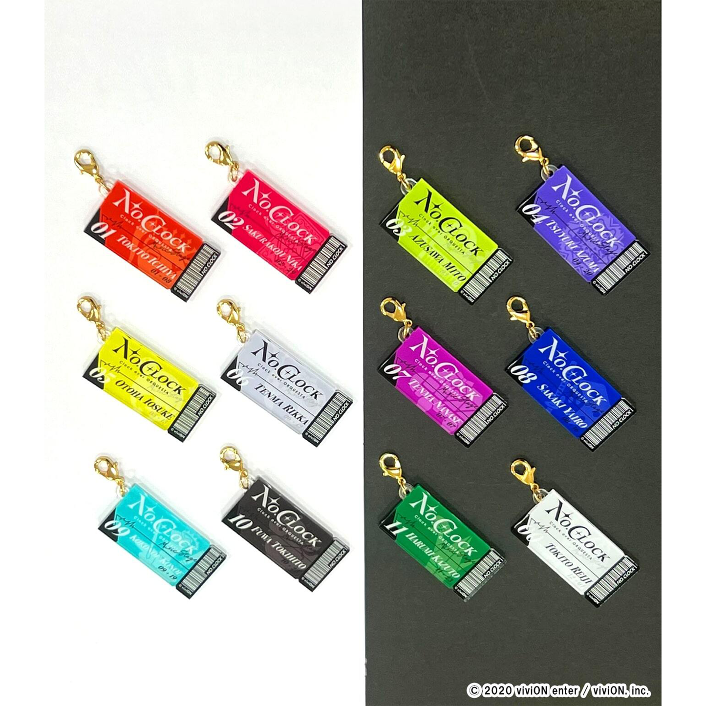 ［Charm] NO.CLOCK Blind Ticket-Style Acrylic Charm [Croquesta].