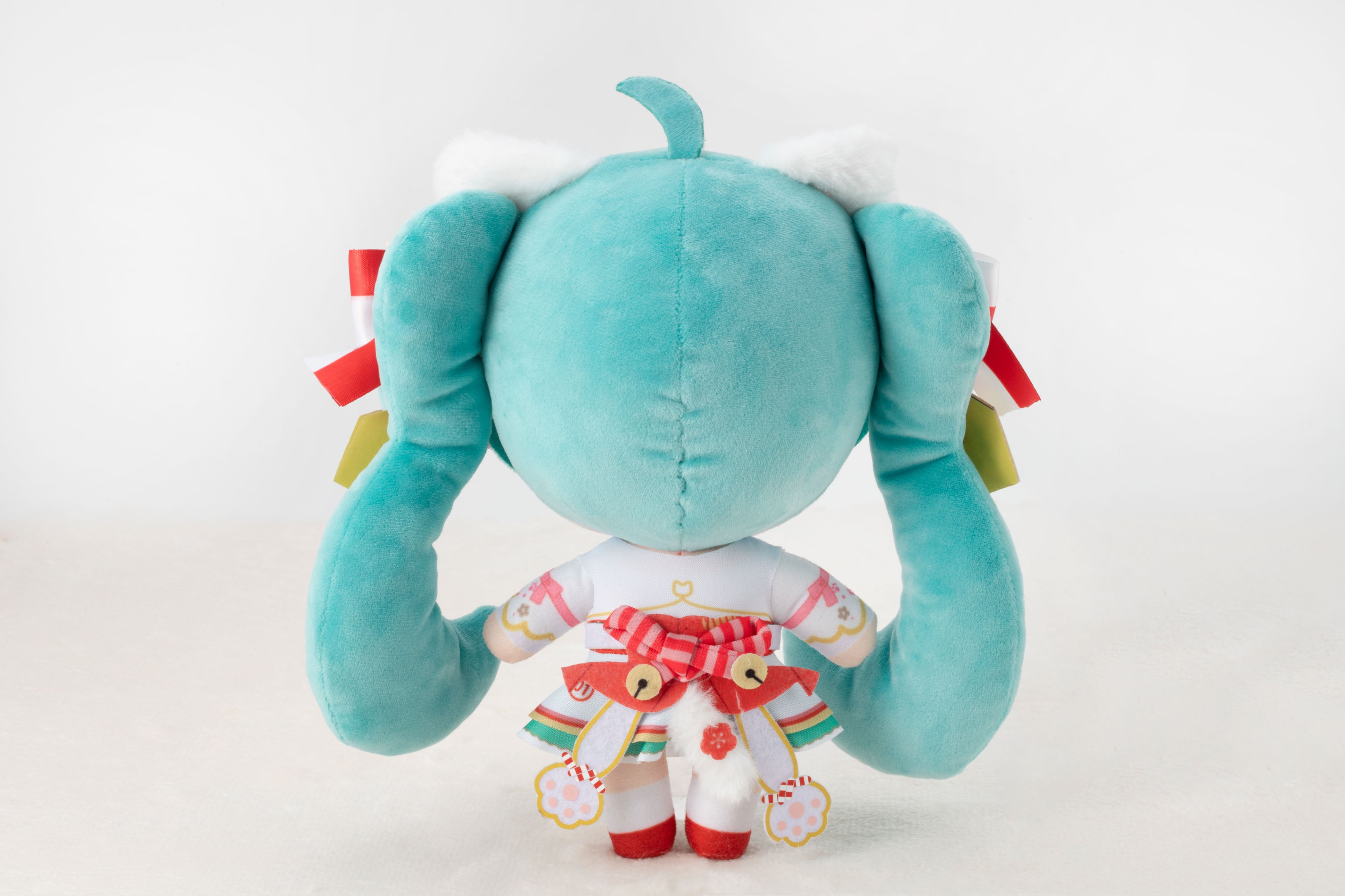 初音ミク 招き猫 白猫 ぬいぐるみ スタンダード Art by らっす