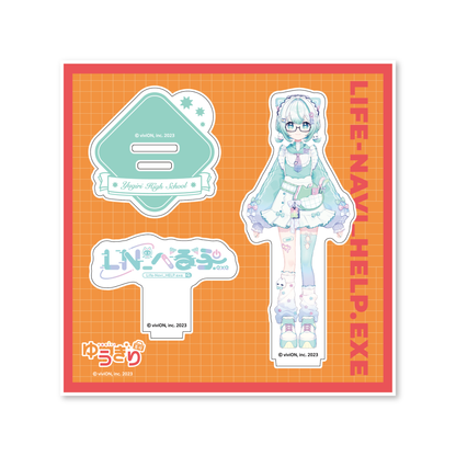 ゆうぎり高校 LN_へるぷ.exe デビュー記念グッズ アクリルスタンド