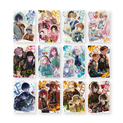 Clock over ORQUESTA 每月Puchikuro交易插圖卡（2張）