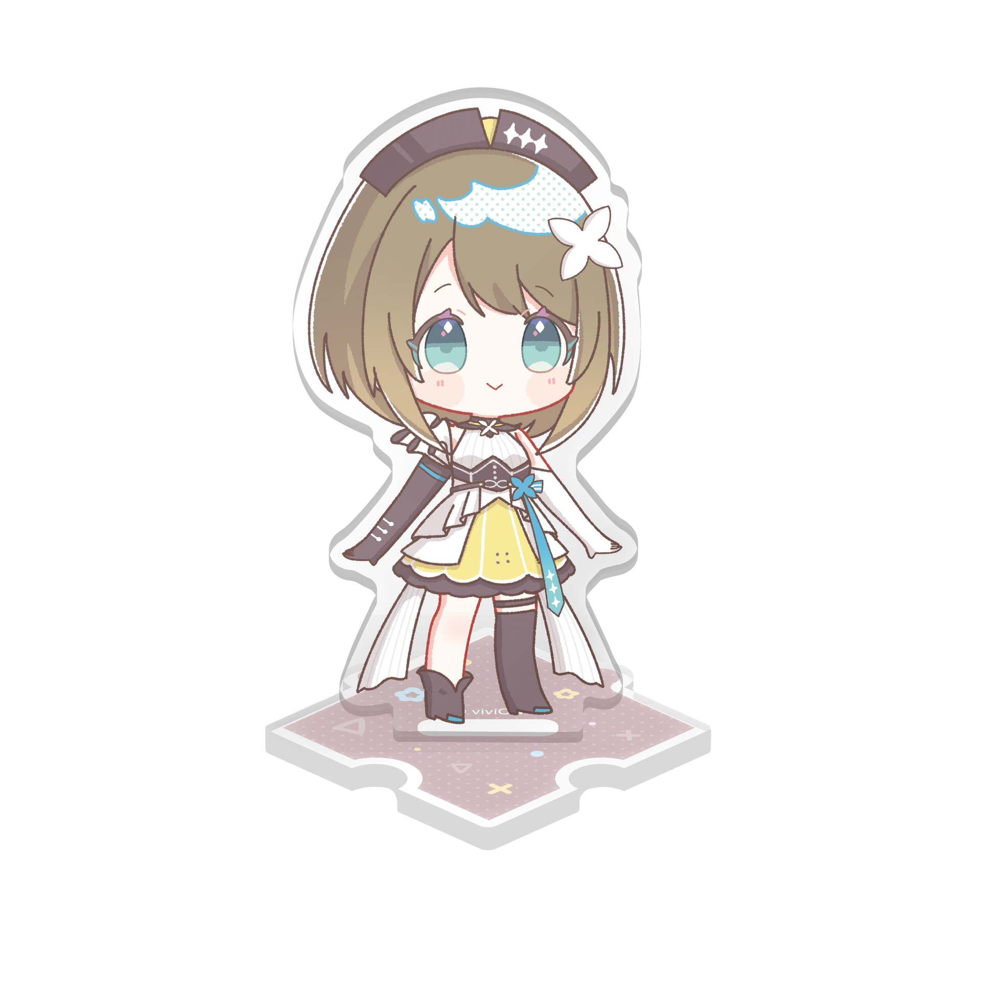 あおぎり高校 ぽぷらーと ミニアクリルスタンド 栗駒こまる – viviON BLUE