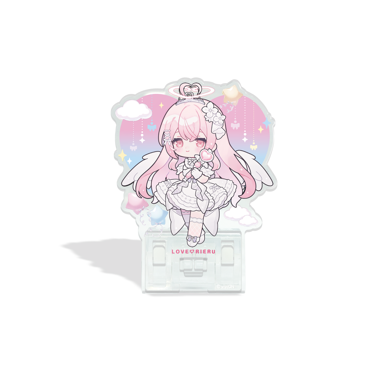 Aogiri High School Rieru Gabu 1st Event "Love♡Riel's goods fan acrylic clip stand