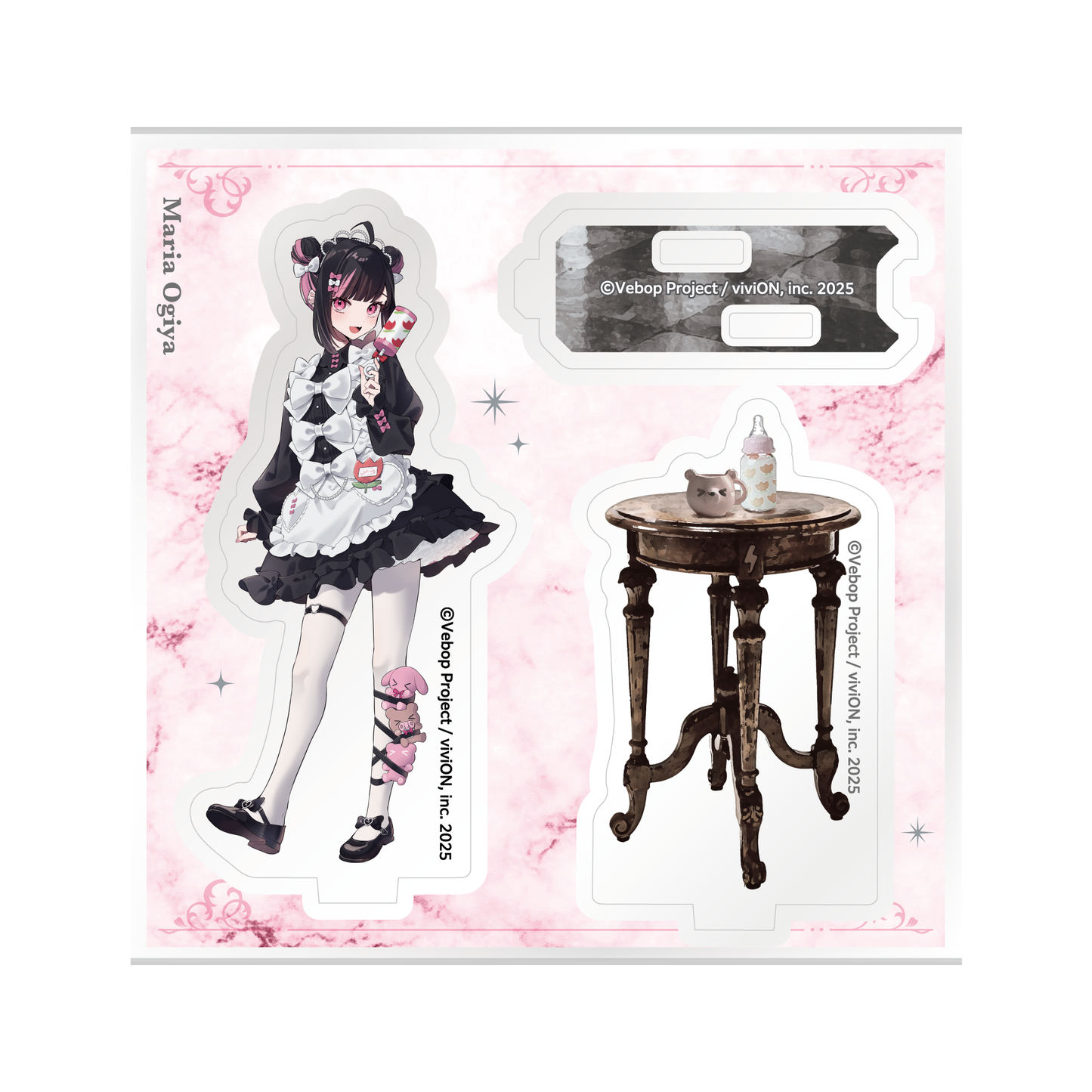 Vebop Project 迷電ワークス2周年記念グッズ アクリルミニジオラマ 荻谷まりあ