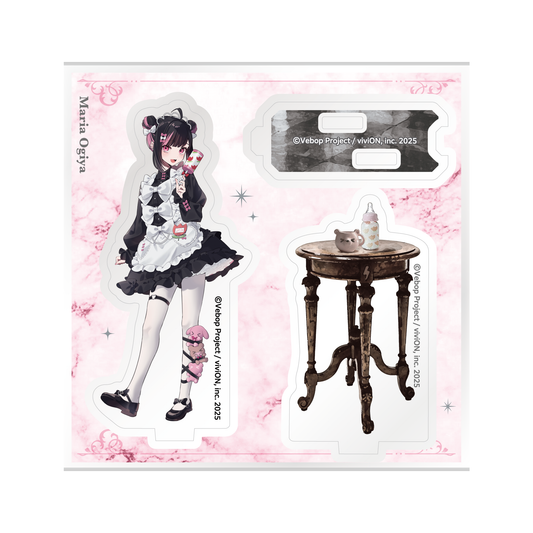 Vebop Project 迷電ワークス2周年記念グッズ アクリルミニジオラマ 荻谷まりあ