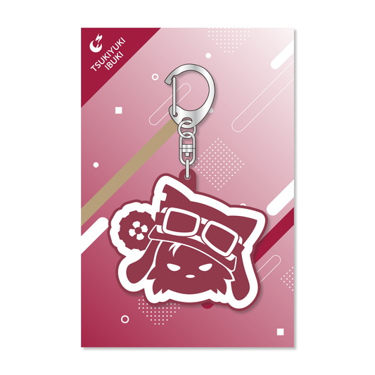 Aogiri High School emblem rubber key ring "Ibuki Tsukitate