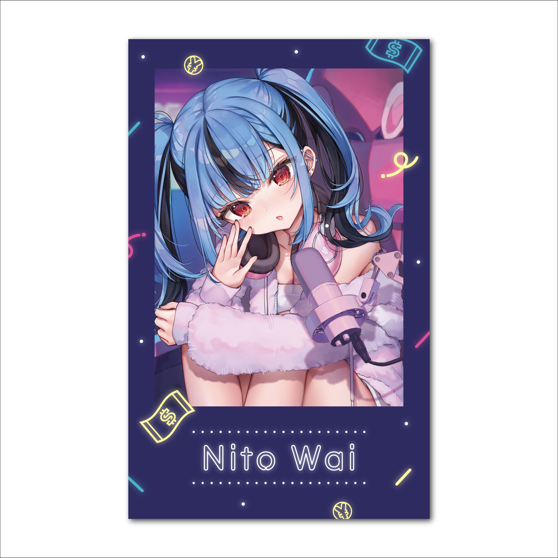 新兎わい 台紙付きチェキ風カード – viviON BLUE