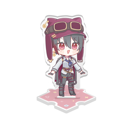 あおぎり高校 ぽぷらーと ミニアクリルスタンド 月赴ゐぶき
