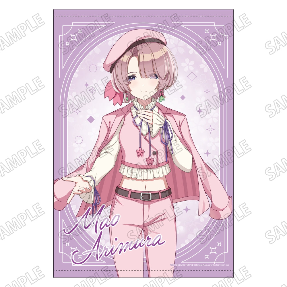 学園アイドルマスター 描き下ろしB2タペストリー【サクライロ Ver.】 2.有村麻央
