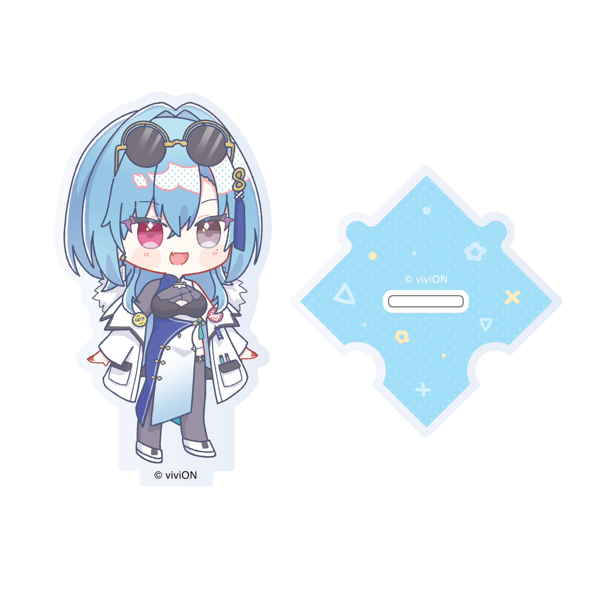 あおぎり高校春雨麗女デビュー記念5周年アクリルスタンド缶バッジ