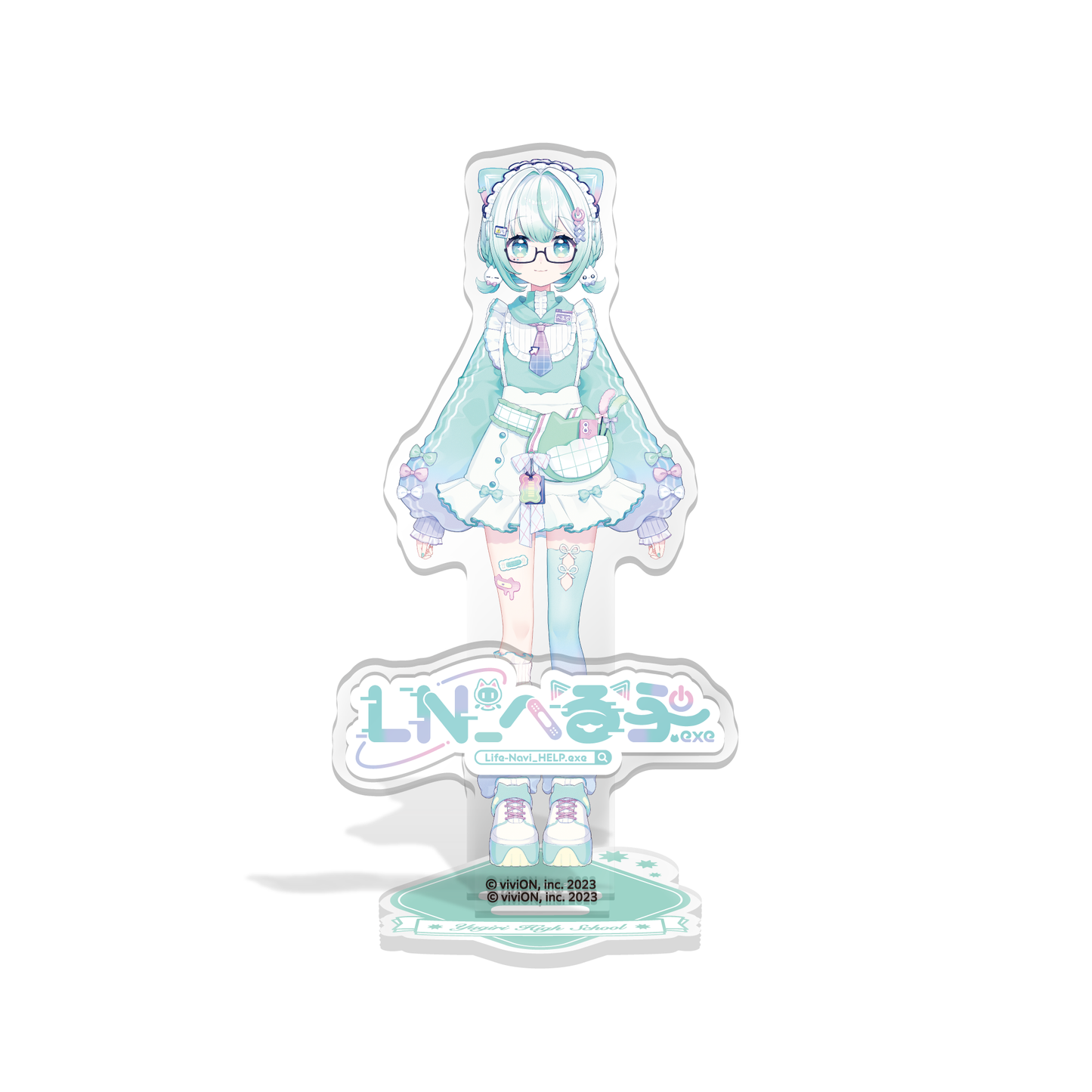 ゆうぎり高校 LN_へるぷ.exe デビュー記念グッズ アクリルスタンド