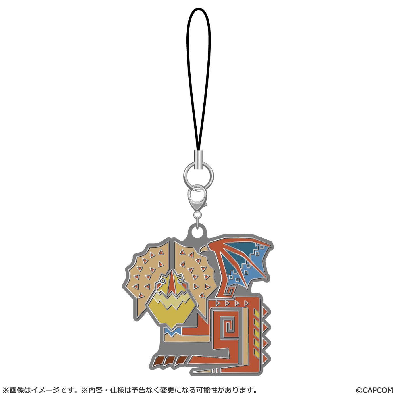 [Single item/BOX]Monster HunterWilds Monster Icon Metal Keychain