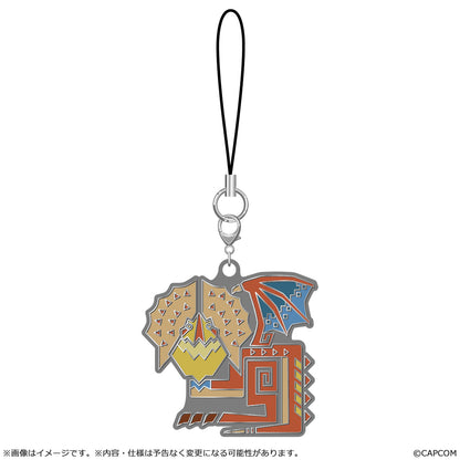 [Single item/BOX]Monster HunterWilds Monster Icon Metal Keychain