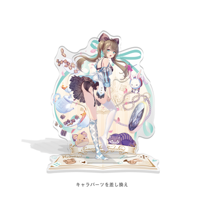 あおぎり高校 栗駒こまる 1st イベント 「こまる 淫 わんだーらんど」グッズ  背景付アクリルスタンド