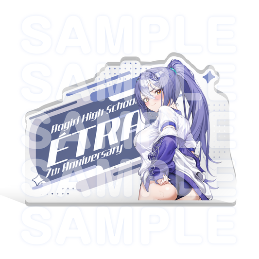 あおぎり高校 エトラ 7周年記念グッズ アクリルブロック